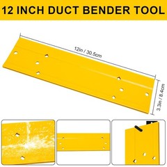 12&Prime; Sheet Metal Bender Hand Folding Tool Duct Bender HVAC Metal Bending Tool