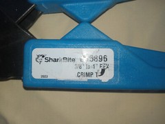 SharkBite 865896 1/2&Prime; PEX Crimp Tool Includes 1/2 Inch Dies Works Great **READ**