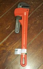 Pittsburgh 14&Prime; Steel Pipe Wrench -Straight Jaw 2&Prime; Capacity- Item #61349