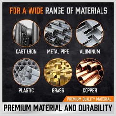 Professional 5 Piece NPT Pipe Tap Set Carbon Steel NPT Thread Forming
