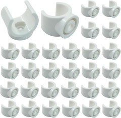 30 Pcs 3/4 Inch PEX Pipe Clamps PVC Pipe Holder Mounting Brackets Plastic Whi&hellip;