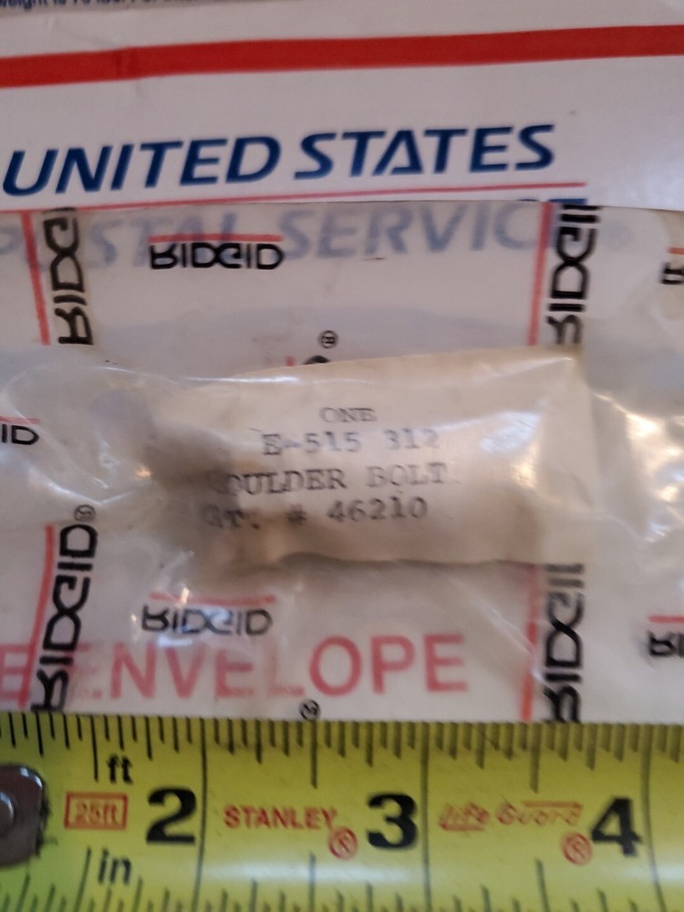 Ridgid 46210 E-515 Replacement Shoulder Bolt for Threading Machine & Power , U1