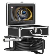 10inch Monitor 30M Sewer Drain Camera Pipe Inspection Camera 23MM 1080P DVR 16GB