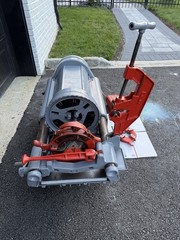 Ridgid 1224 Pipe Threading Machine 1-2 To 4&rdquo; Pipe Self Oiling Self Opening Great
