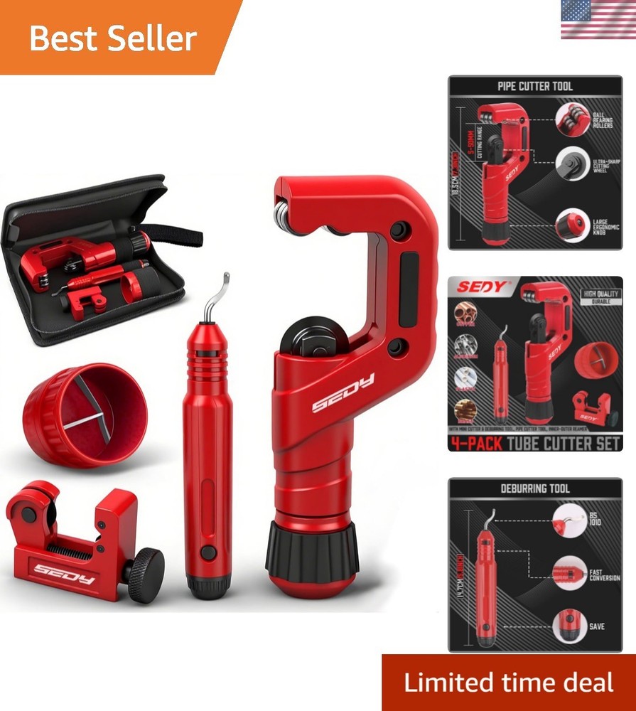 Ultimate Tube Cutter Set &ndash; Heavy Duty Pipe Cutter 3/6&Prime;-2&Prime; OD, Mini Tube Cutte&hellip;