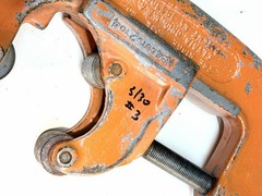 Ridgid No. 4-S Heavy Duty Pipe Cutter, 2&Prime; to 4&Prime; Pipe Used / Works Good #3