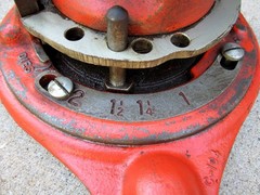 Ridgid Tools No. 65R-TC Manual Receding Pipe Threader & Handle 36570 USA
