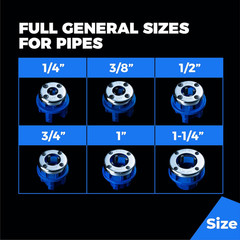 Manual Ratchet Pipe Threader Kit NPT 1/4&Prime; to 1-1/4&Prime; Dies Tool Set Case