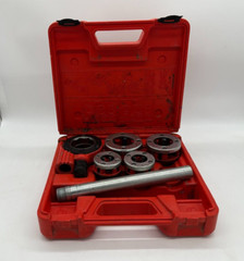 SUPER-EGO PIPE THREADER Set with Carrying Case &ndash; Sizes 1-1/4&Prime;, 1&Prime;, 3/4&Prime;, & 1/2&Prime;