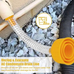 Wet Vac Attachment A/C Drain Lines Cleaner Tool, AC Drain Line Vacuum Adapter&hellip;