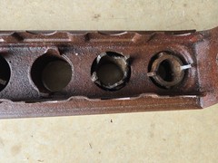 Vintage REED No. 82 Ratchet Pipe Threader Set w/ 6 Dies & Rack USA 27&Prime;