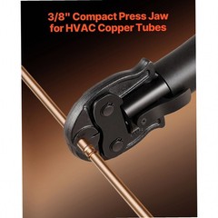 3/8&Prime; Compact Press Jaw 52 HRC for RLS Copper Pipes