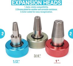 iCrimp Ratcheting Pex Expansion Tool Kit Auto Rotation PEX-a Tubing Expander,&hellip;