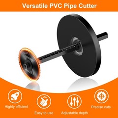 Inside Pipe Cutter for PVC Pipe, Tool Set with scale &ndash; Matte Black
