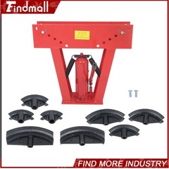 Findmall 16T Pipe Bender Manual Hydraulic Piping Bending Exhaust Tube w/8 Die