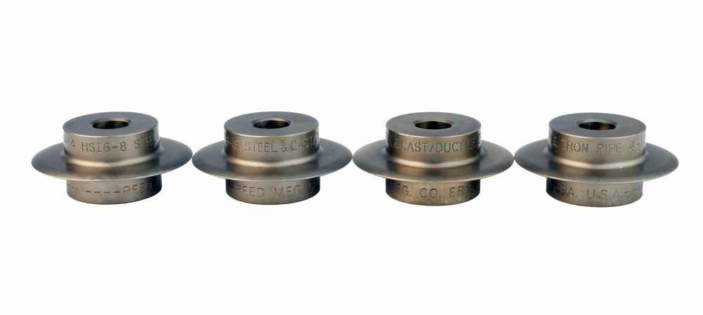 (4) REED&reg; 3505 HSI4 Stainless Steel Cutting Wheels for H4 2&Prime;-4&Prime; Hinged Cutter