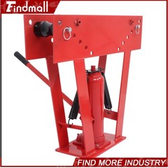 Findmall 16T Pipe Bender Manual Hydraulic Piping Bending Exhaust Tube w/8 Die