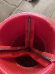 34965 127 Inner-Outer Reamer, 1/4-inch to 1-1/2-inch Pipe Reamer Red