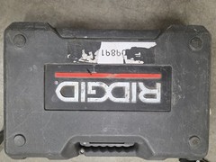 Ridgid RP 200-B Compact Press Tool Kit w/4 Jaws, Battery, And Case Used