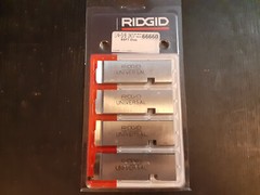 Ridgid 66660 Universal Style Pipe Threader Dies, Alloy RH 1/4&Prime;-3/8&Prime;-19 BSPT