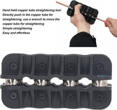 Pipe Straightener 3/4in, Handheld Tube Straightening Tool, Efficient for Fluid L