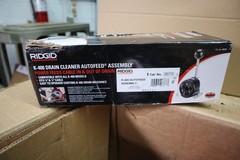 Ridgid 27013 K-400 Drum Machine with C-45 IW Cable 1/2&Prime;x 75&prime;, Gloves, Autofeed