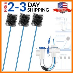 3 Pcs Condensate Trap Flexible Drain Brush, 16 Inch AC Drain Line Cleaning Br&hellip;