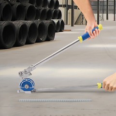 Max 180 Degree Tube Bender 1/2&Prime; Diameter Pipe Bending Manual Tube Bender Silver