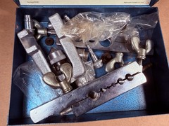 Vintage Gould Imperial Eastman Tubing Flaring & Swagging Tool Kit Case USA 45&deg;