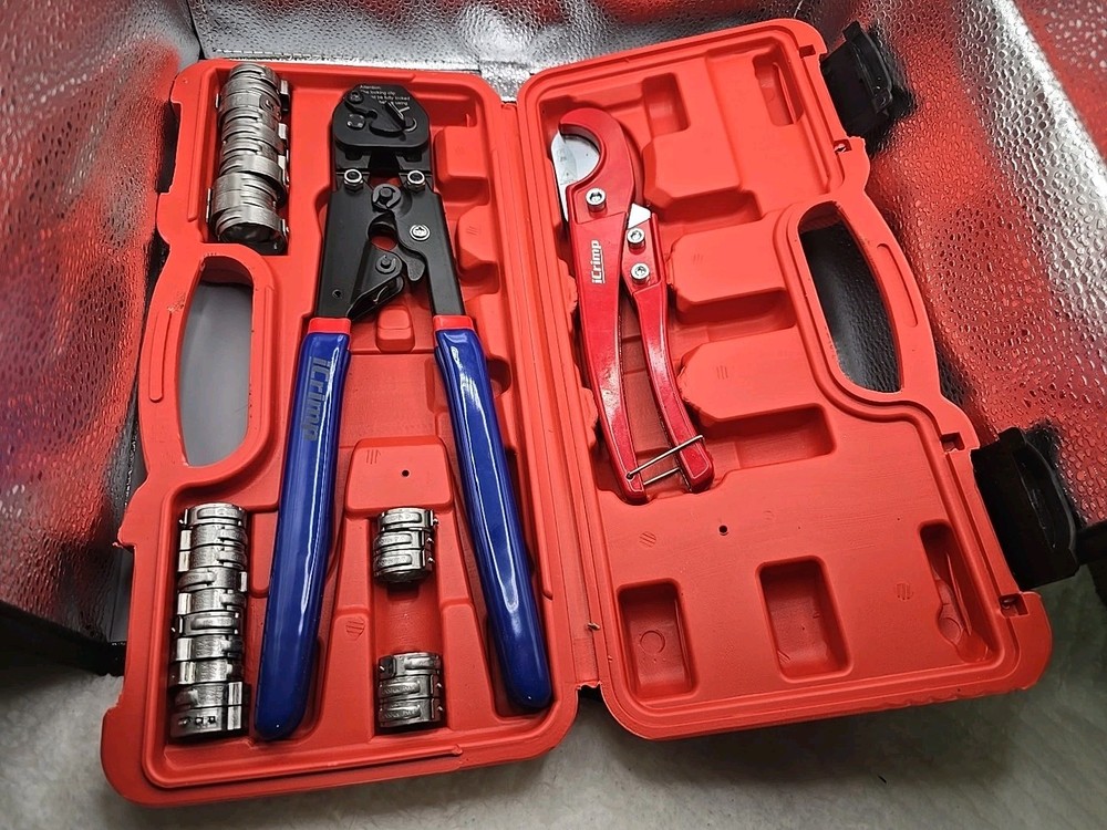 High-Quality Stainless Steel PEX Clamp Cinch Tool with Ergonomic Grip and Cutter