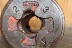 RIDGID NO. 65-R RIGID 1&Prime; TO 2&Prime; PIPE THREADER, Good Used Shape