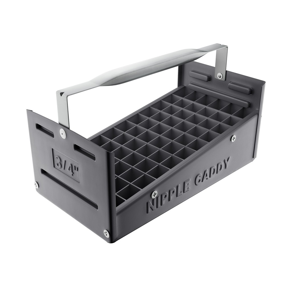 Jones Stephens N70175 3/4 Plastic Nipple CADDY TRAY &ndash; Grey