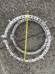 24&rdquo; Walhonde Tools Top Liner Pipe Fitting Clamps, SS, TL5024-SS