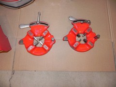 RIDGID 300 -T2 PIPE THREADER 115 V, 38 RPM,341,360, 311, 2 die heads refurbished