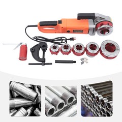 2300W Electric Pipe Threader Pipe Threading Machine 6 Dies 1/2-2&Prime; HD Pipe Cutter
