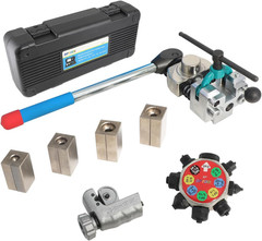 Brake Line Flaring Tool Kit, 37 Degree Single, Double and Bubble Flares, Brake L