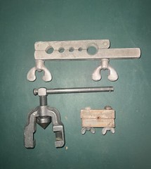 Vintage Imperial Brass Mfg Co Flaring Tool In Orig Box, #195-F, 1/4&rdquo;-5/8&rdquo;, USA