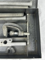 Vtg Craftsman Flaring Tool Set W/Spring Benders & Original Steel Box USA 🇺🇸