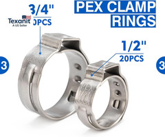 Ratchet PEX Cinch Tool with Removing Function for 3/8-In, 1/2-In, 3/4-In, 1-In S