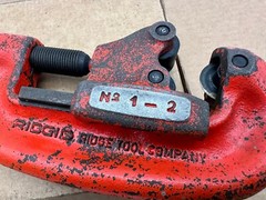 RIGID 2A Heavy Duty No. 1-2 Pipe Cutter Tool 1/8 in To 2&rdquo; Good Shape