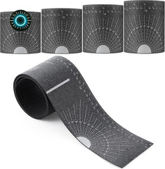 4 Piece Flexible Pipe Measuring Tool &ndash; 4 Sizes Pipe Wrap around for 1&Prime; to 48&Prime; Pi