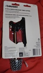 Husky 2-1/8 in. Quick-Release Tube Cutter with Fold-Away Reamer and Blade Storag
