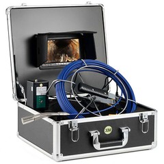7&Prime; Self-Leveling Sewer Camera 512Hz Transmitter 30M Sewer Inspection Camera 32GB