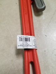 Pittsburgh 14&Prime; Steel Pipe Wrench -Straight Jaw 2&Prime; Capacity #61349
