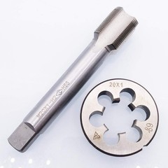 HSS M20 x 1mm Tap & M20 x 1.0mm Die Metric Thread Right Hand Tool Set