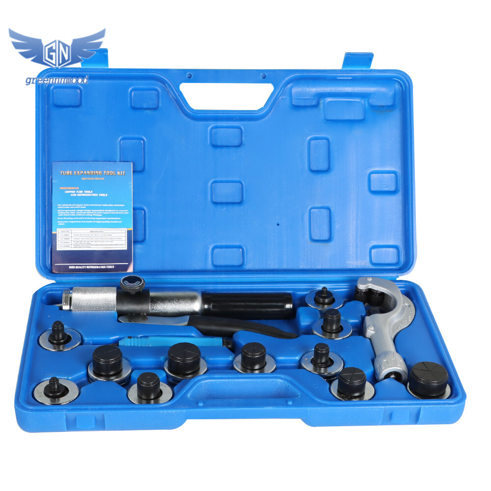 HVAC Hydraulic Swaging Tool Kit For Copper Tubing Expanding 3/8&Prime; to 1-5/8&Prime;