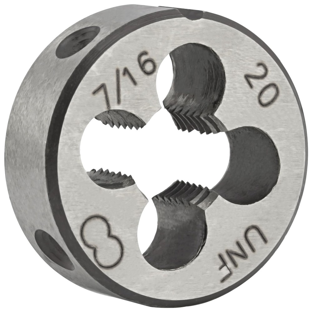 7/16&Prime;20 UNF Round Die Right Hand Machine Threading Die Metal Repair Tool