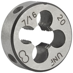 7/16&Prime;20 UNF Round Die Right Hand Machine Threading Die Metal Repair Tool