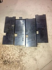 Set of Good Used Ridgid D-1144 D-1064 1&Prime;-2&Prime; Grooving Dies Groover Beveler