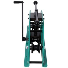 3-in-1 Pipe Bender w/ 3 Dies for Tube Up to 1.5&Prime; Green Manual Rolling Machine